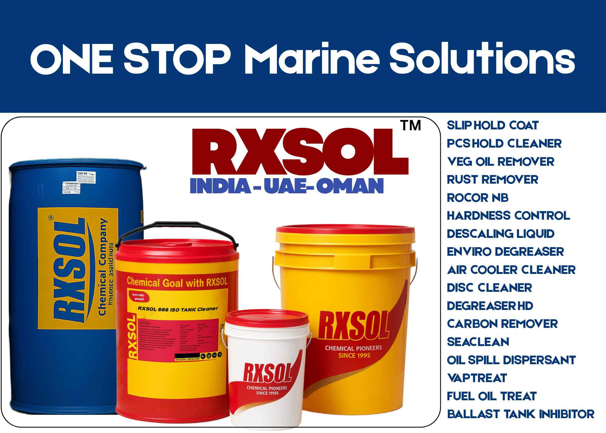 Marine chemical supply, ocean freight vessel bunkering, and ship deliveries across Oman ports