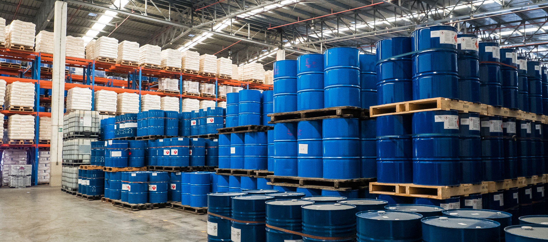 Centralized chemical warehouse and supply facility of Oman Chemical in Barka near Muscat