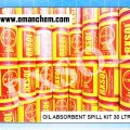 OIL ABSORBENT SPILL KIT 30 LTR
